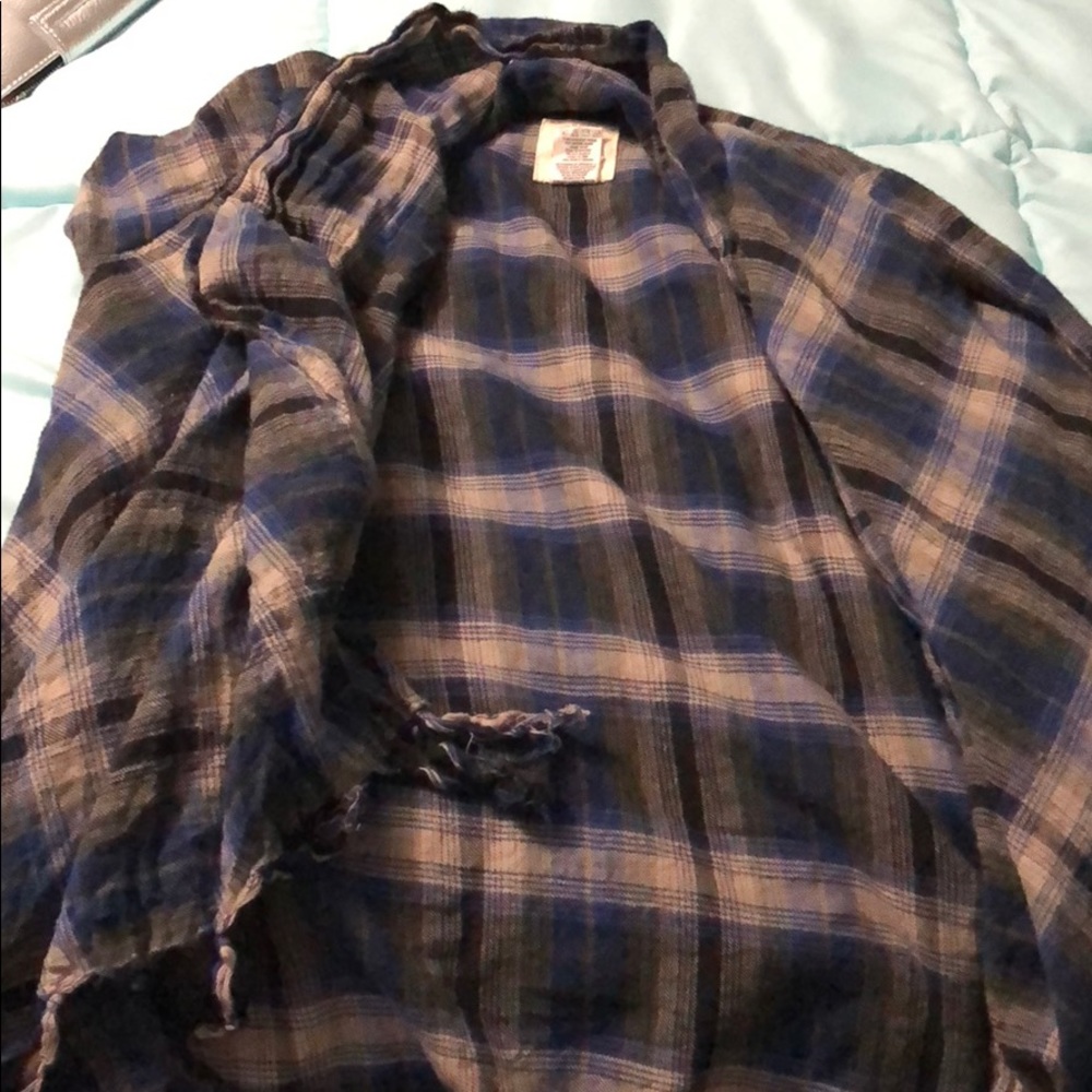 Billabong flannel cardigan
